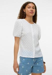 Блуза Vero Moda VMFLOWER, Bright White/Off-White