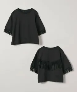 Футболка с короткими рукавами и бахромой Jeanasis, цвет Black(09)