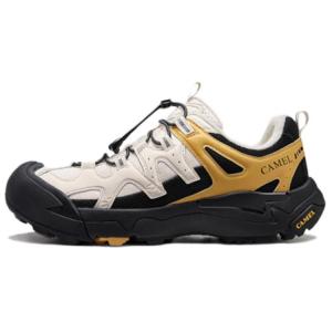 Мужские низкие треккинговые ботинки с противоскользящей, износостойкой, дышащей, легкой конструкцией и увеличенной высотой CAMEL, серебро birch желтый (fleece-lined)