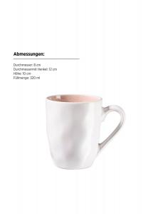 Набор кофейных кружек, керамика Frozen MäSer, berry