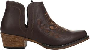 Женские повседневные ботинки Roper Ava с леопардовым узором, открытым носком, низким каблуком 1-2 - серый