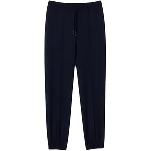 Брюки с резинкой на щиколотке LACOSTE, черный