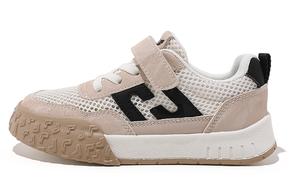 Нескользящие, дышащие и антиударные детские кроссовки для скейтбординга BIG WASP, бежевый/черный