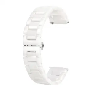 Ремешок Huawei Совместимость Керамический материал 170мм~175мм CHENSONG, Три изящных керамических элемента【Черный】