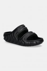 Классические уютные тапочки Overpuff Sandal Crocs, черный