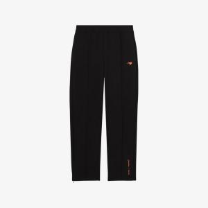 Спортивные брюки Reiss x McLaren Borough из эластичной ткани с логотипом, черный