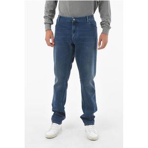 Синие хлопковые джинсы Деним Corneliani, Blue