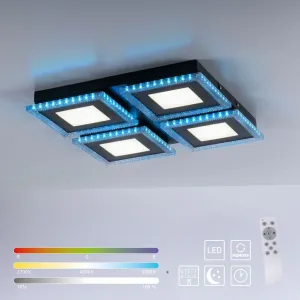 Потолочный светильник LED ACRI LED-панель 1 шт. теплый белый - холодный белый Just Light, черный