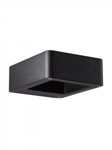 Brilliant Уличный светодиодный настенный светильник размером 15x12 см, черный