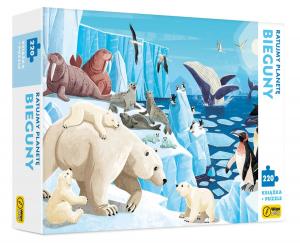 Вильга Игра, Головоломка, Поляки. Книга Спасем планету, 220 шт. Wilga Play