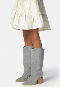 Ковбойские/Байкерские сапоги Alma En Pena, Blue Denim