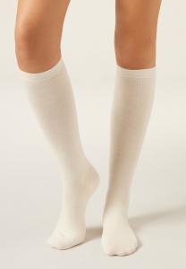 Носки Calzedonia Knee high socks, Nude/Nude