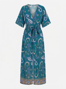 Cupshe Пляжное платье 'CAA07B5B027TT' в синем цвете