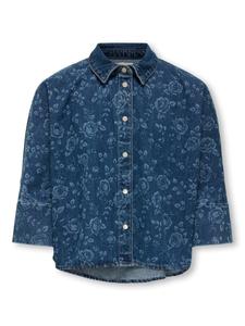 Блузка комфортного кроя ONLY GIRLS KOGGrace, Blue/Blue Denim