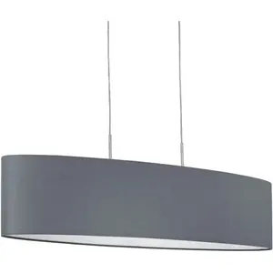 Подвесной светильник EGLO «PASTERI», 2 лампочки, лампа E27 | без лампочки, подвесной светильник, подвесной светильник, цвет grau/nickelfarben