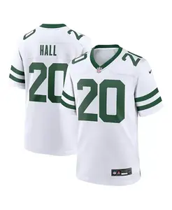 Футболка Nike Breece Hall Legacy New York Jets для мужчин Fanatics, белый