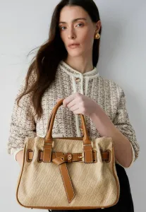 Маленькая жаккардовая сумочка Liu Jo, Beige