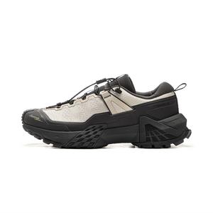 ЛиНинг CF Су Синчуань противоскользящие износостойкие треккинговые туфли низкие унисекс черный белый