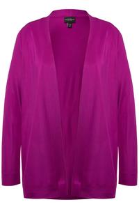 Вязаный кардиган Ulla Popken, темно-фиолетовый