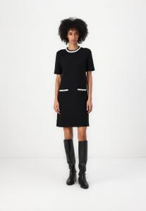 Платье KARL LAGERFELD STRIPED, White/Black/Black