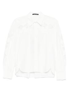 Luisa Cerano рубашка на пуговицах, белый