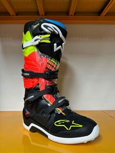 ALPINESTARS PROTECTS Ботинки Xing T7 Off-Road, мотоциклетная шина Tech T7s для подъема и спуска, велосипедная подкладка 35 Points 5, черно-белые T7s, молодежная модель, размер 45