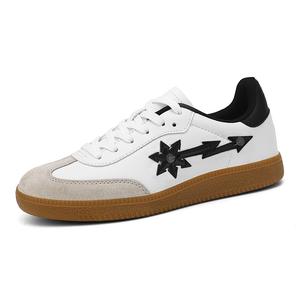 Амортизирующие износостойкие низкие скейтерские кеды Unisex BEAR UNION, белый