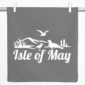 Декоративная наволочка Huuraa, подарочная наволочка Isle of May, Великобритания, 40x40 см, стальной серый хлопок, украшение Isle of May Hellweg Druckerei