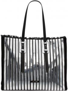 Сумка-тоут Calvin Klein Modern Essential Extra Large, Metallic Silver Multi Pieced