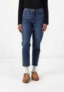 Ттлинли мама мама джинсы Tom Tailor Denim, Used Dark Stone Blue Denim