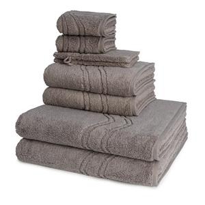 Набор полотенец TERRY SET Кашемировое ощущение 8 предметов Ross, коричневый