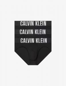 Трусы на бедрах, 3 шт Calvin Klein, черный