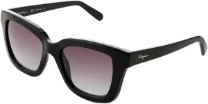 Солнцезащитные очки Ferragamo SF956S для женщин, черные Salvatore Ferragamo, Black/Gold