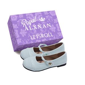 Alxnan Мэри Джейн туфли женские светло-желтые/голубые/бежевые - голубые с коробкой, цвет Blue+Box