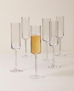 Набор из 6 прямых флейт Tuscany Classics Lenox, прозрачный