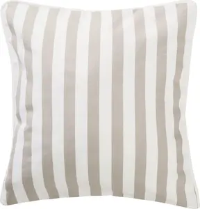 Чехол для подушки , серо-коричневый, белый, 40x40 см Erwin Müller