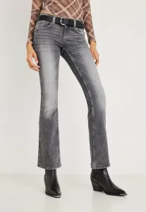 Джинсы-Клеш с ультранизкой посадки Gina Tricot, Offblack