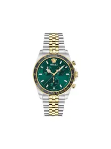 Наручные часы Greca Chrono 43 мм Versace, зеленый