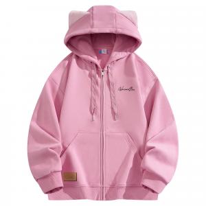Толстовка женская худи кардиган Moderate WARRIOR, розовый