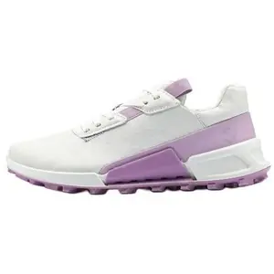 Износостойкие и легкие низкие повседневные туфли женские White/Lavender Ecco
