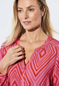 Блуза MIT AUSSCHNITT GOLDNER, красный