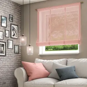 Нейтекс для вас! Римская штора «Либре-ЭКО», со штангой, свободно висящая Neutex For You!, цвет koralle