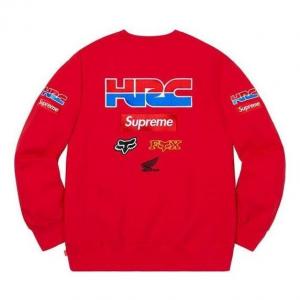 Толстовка x honda fox racing crewneck 'red' Supreme, красный