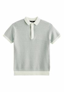 Рубашка поло SHORT SLEEVE GEO PATTERN REGULAR FIT Next, цвет blue