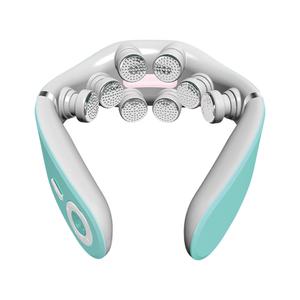 Массажер для шеи и плеч с термотерапией и разминающим действием 505A-APP5 HYUNDAI, 8Dapp - Cyan