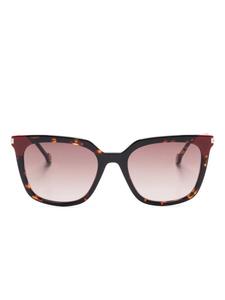 Солнцезащитные очки Carolina Herrera в квадратной оправе, коричневый