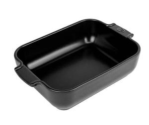 Форма для запекания Peugeot Appolia, 18x12x28 см, глянцевый черный