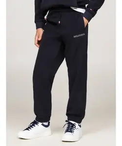 Флисовые спортивные брюки Regular fit Tommy Hilfiger, черный