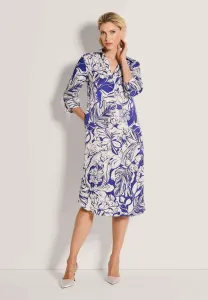 Повседневное платье Madeleine, Azure Blue/Off White