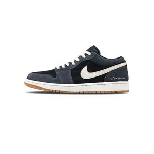 Jordan Air 1 'Stealth Ops2.0' устойчивые к истиранию низкие баскетбольные кроссовки мужские black gray